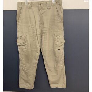 Tru-Spec Men's Tactical Cargo Pants Khaki Ripstop,‎ Size 34/34